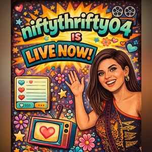 Niftythrifty04 is Live! Like this listing to be notified.